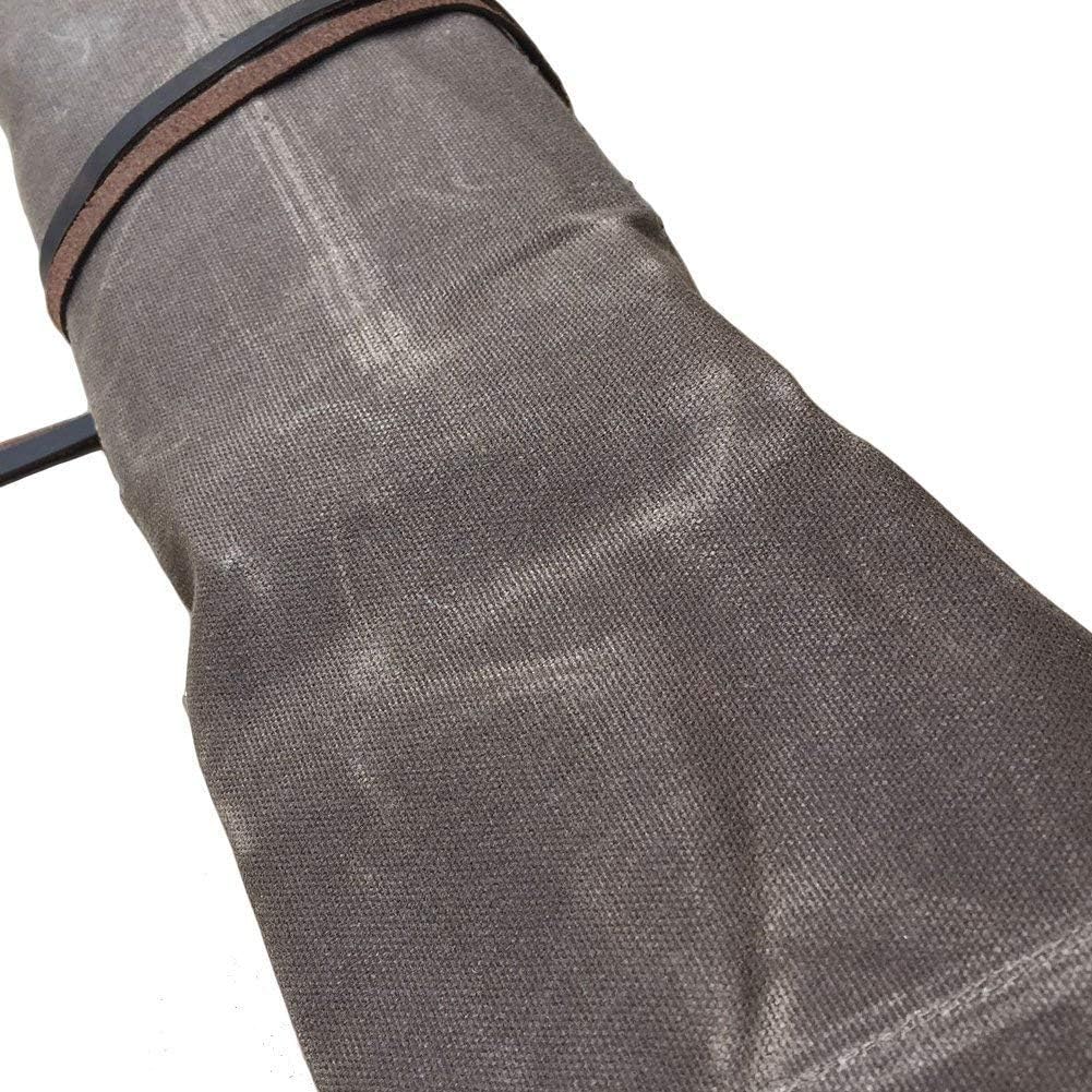 Large Wrench Roll, Heavy Duty Waxed Canvas Tool Roll Pouch, Multi-Purpose Small Hand Tools Organizer Holder, Waterproof Tool Pouches For Handymen Plumber Craftsmen DIY Fun Enthusiast HSZ-15#Coffee