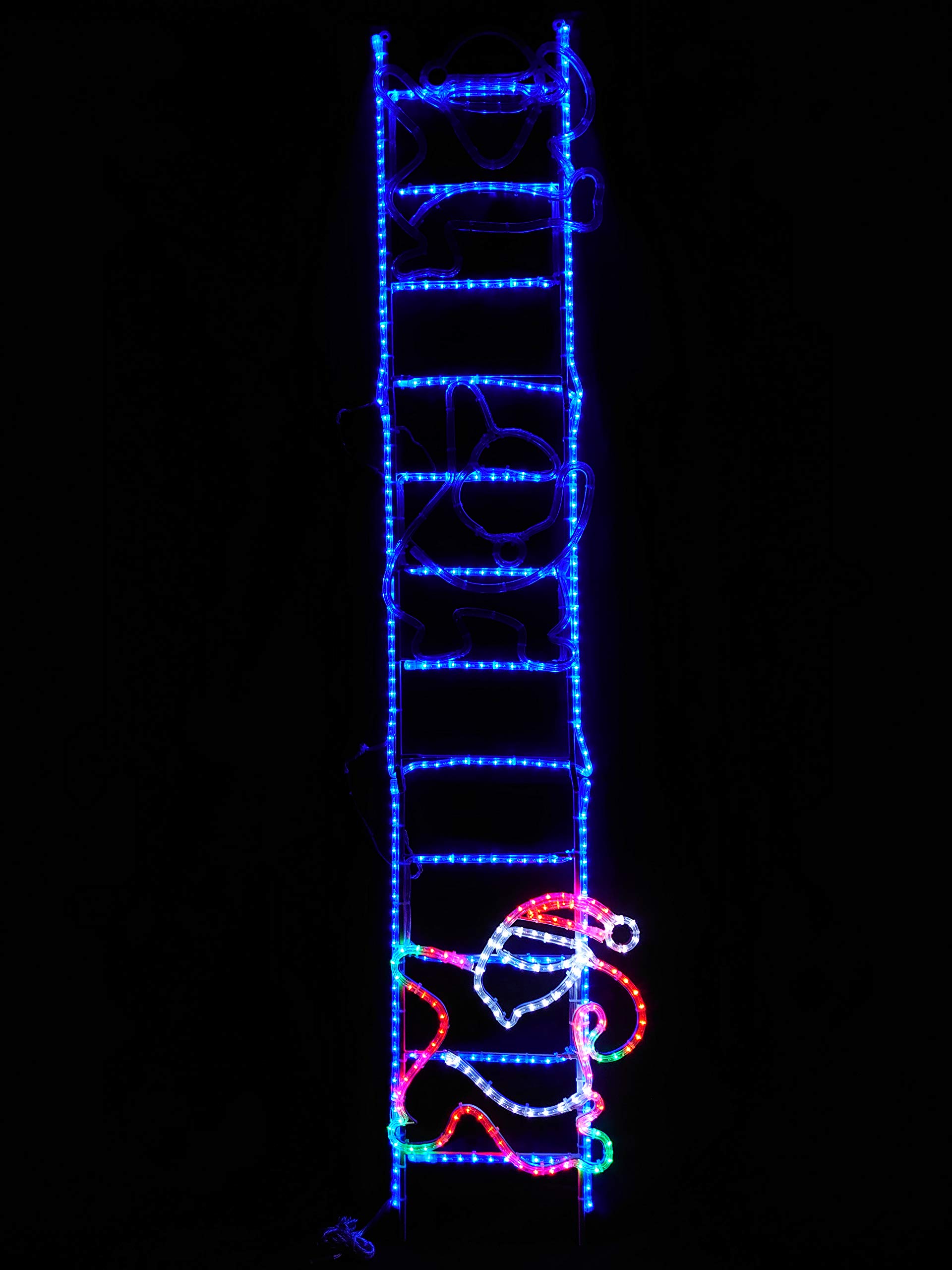 クリスマスイルミネーション　モチーフライト　はしごサンタ クリスマス イルミネーション led モチーフライト サンタ 屋外 ブロー