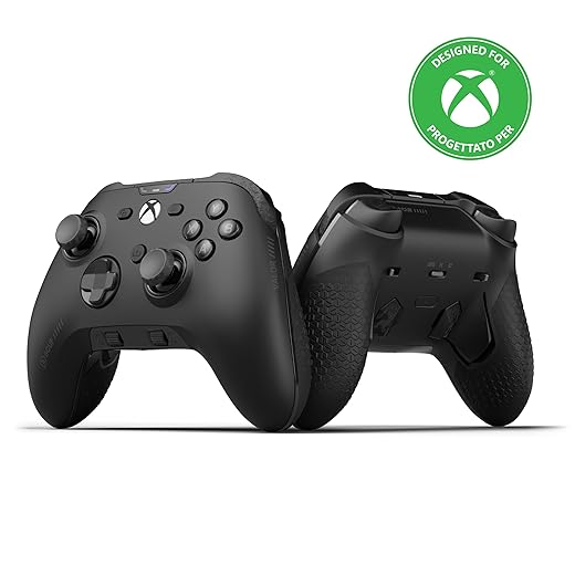 SCUF VALOR PRO Controller Wireless ad Alte Prestazioni - Paddle Posteriori Personalizzabili, Trigger Istantanei, Analogici TMR Resistenza, Controlli Audio, Xbox Series X|S, Xbox One, Windows PC - Nero