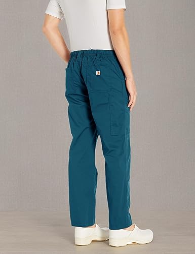 Miniatura 8 de Carhartt Rugged Flex Ripstop Scrubs para pantalones de trabajo de pierna recta con cargo para hombres