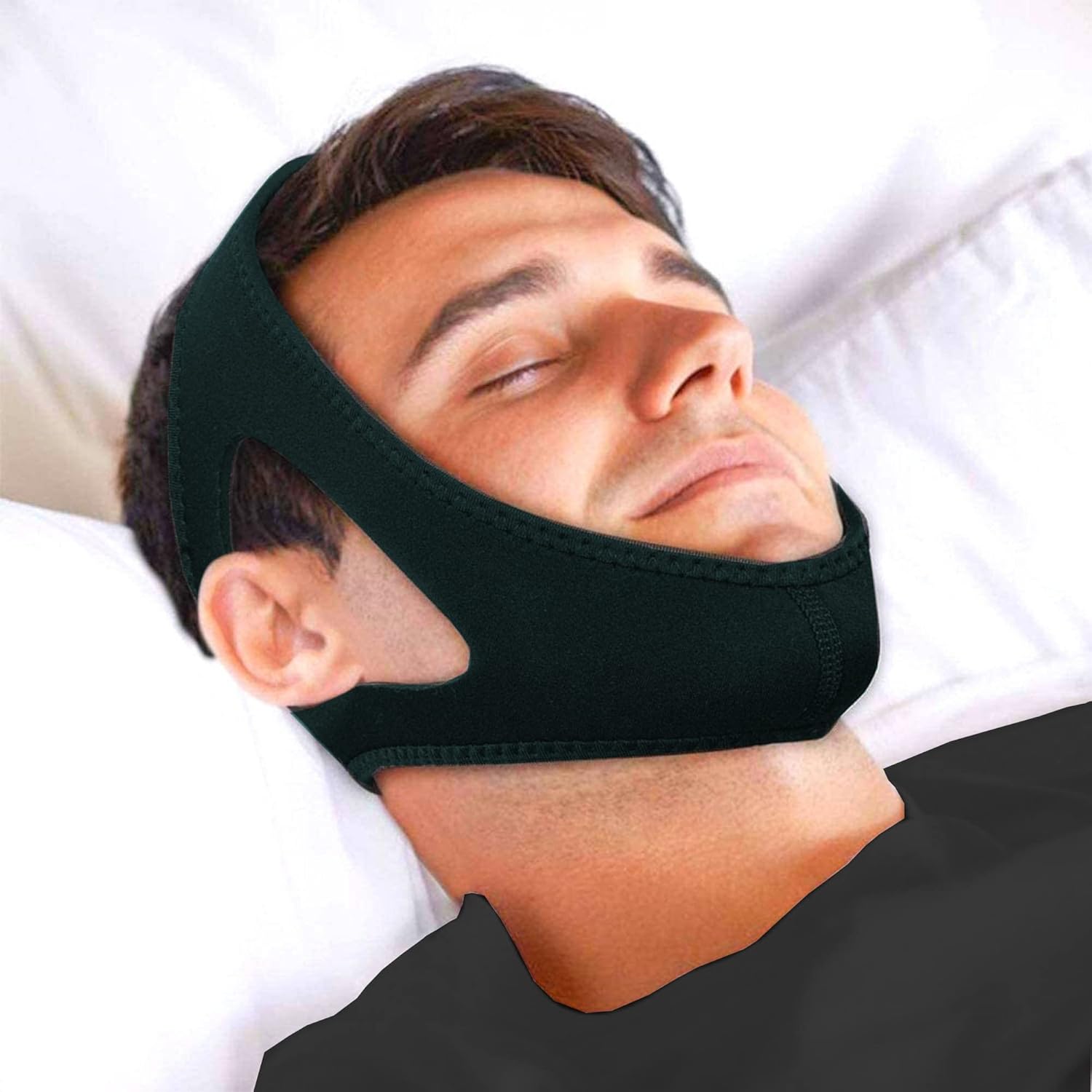 Anti Snoring Chin Strap for CPAP Users - CPAP Chin Straps for Men and Women - CPAP Supplies - Keep Mouth Closed While Sleeping - Anti Snore Chin Strap - Snore Strap Snoring Solution - Regal Living