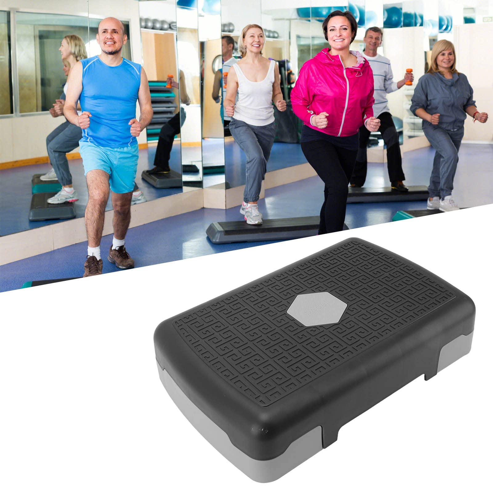 Tavola da Fitness Aerobica, Allenamento Aerobico Stepper Step Platform Trainer per Allenamento Cardio, Core, Forza, Stabilità e Resistenza
