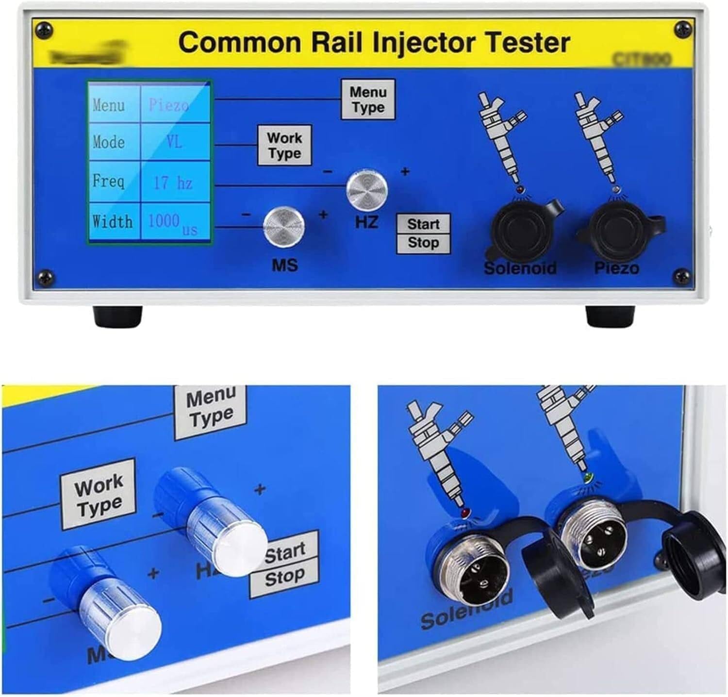 Probador de inyectores diésel, máquina de Prueba de inyectores Common Rail, Herramienta de reparación de accionamiento de inyectores de Combustible, probador de boquillas