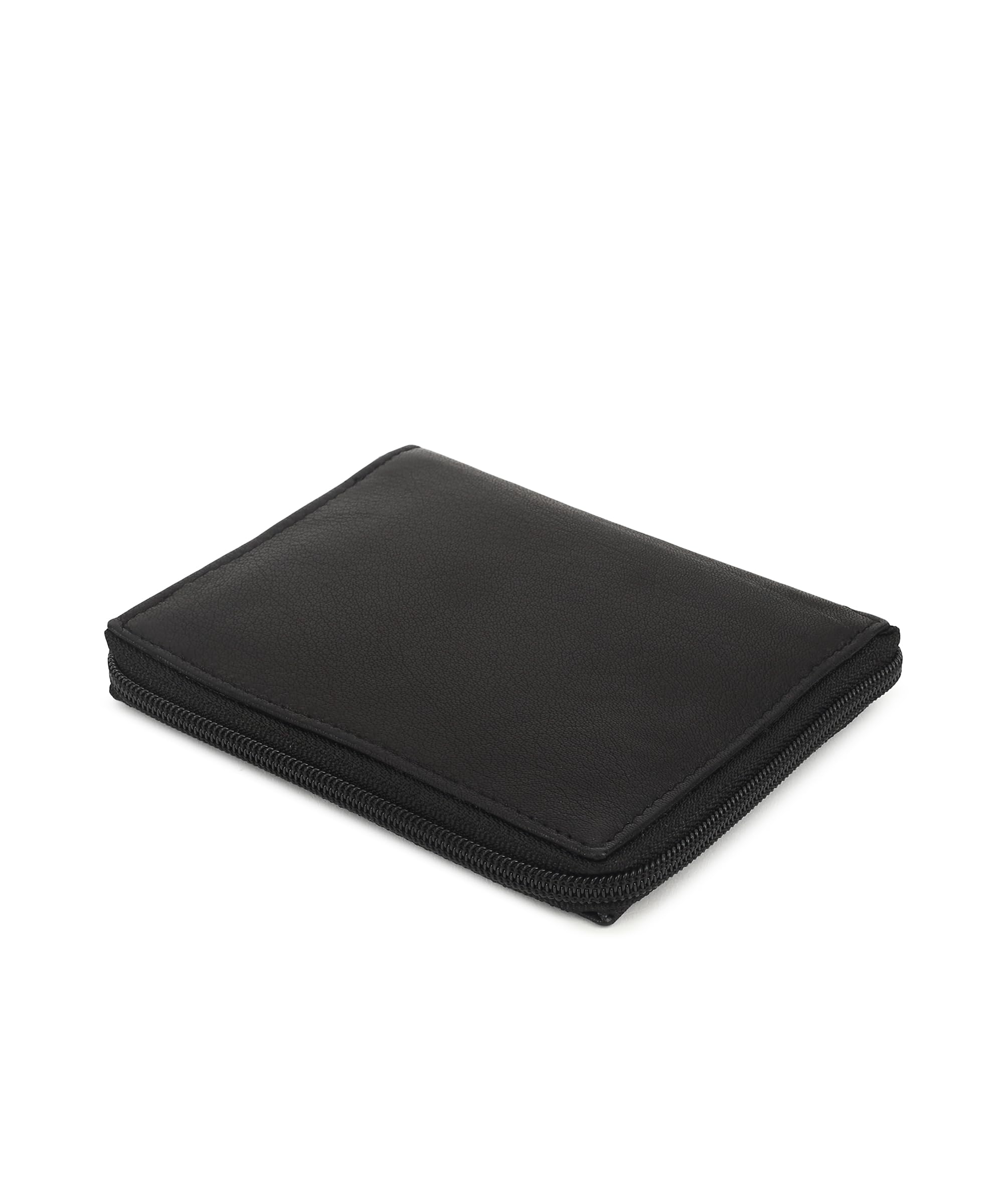 LB LEATHERBOSS Mens Leather All Around Zipper Wallet