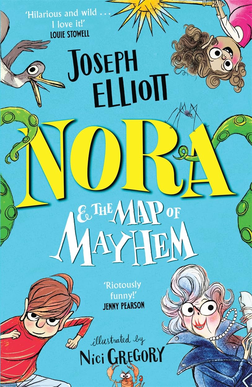 Joseph Elliott Nora & the Map of Mayhem Paperback Book