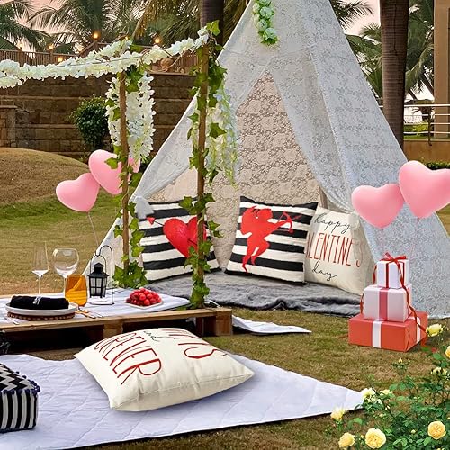 Miniatura 7 de Fundas de almohada decorativas para el 4 de julio, 12 x 20 pulgadas, Día de la Independencia, para decoración del hogar, sala de estar, dormitorio,