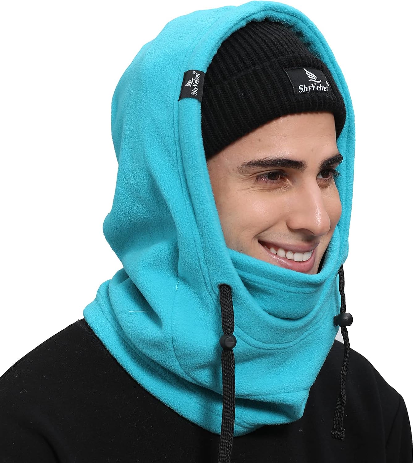 Shy Velvet Cold Weather Fleece Balaclava Ski Mask,Balaclava Wind-Resistant Winter Face Mask for Men and Women - Image 5