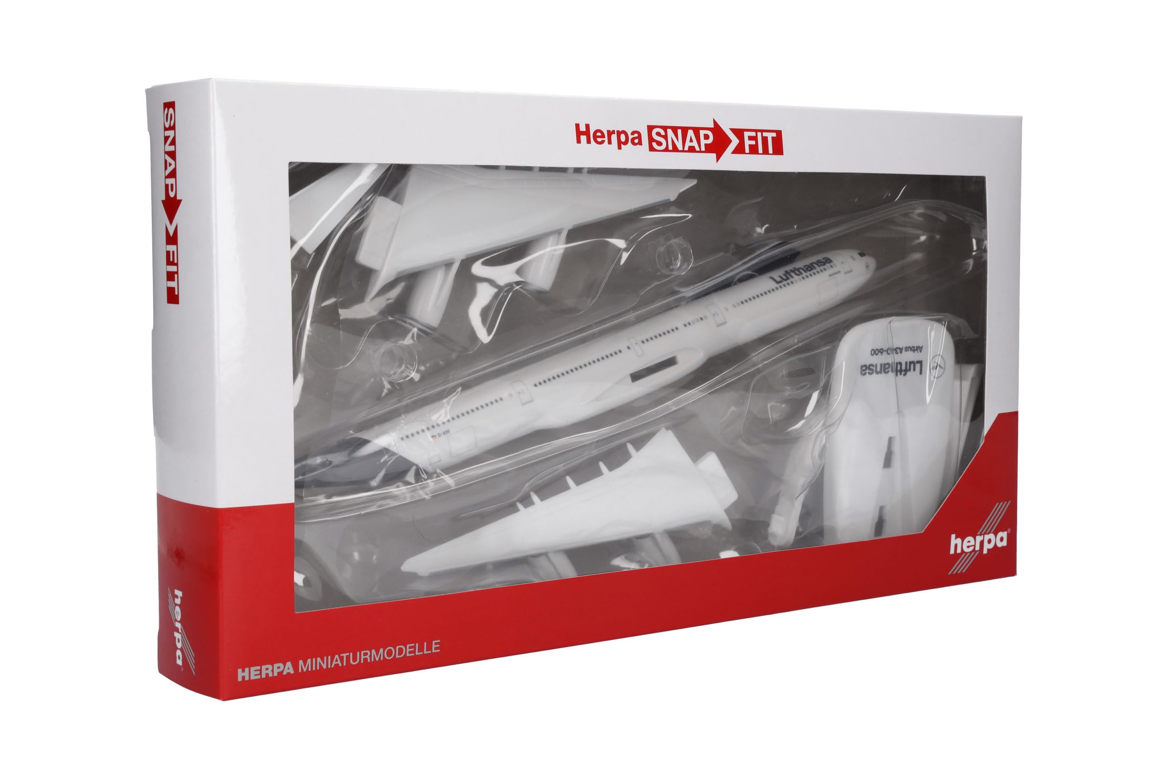 Herpa 612616 Lufthansa Airbus A340-600 Lübeck in Miniature for