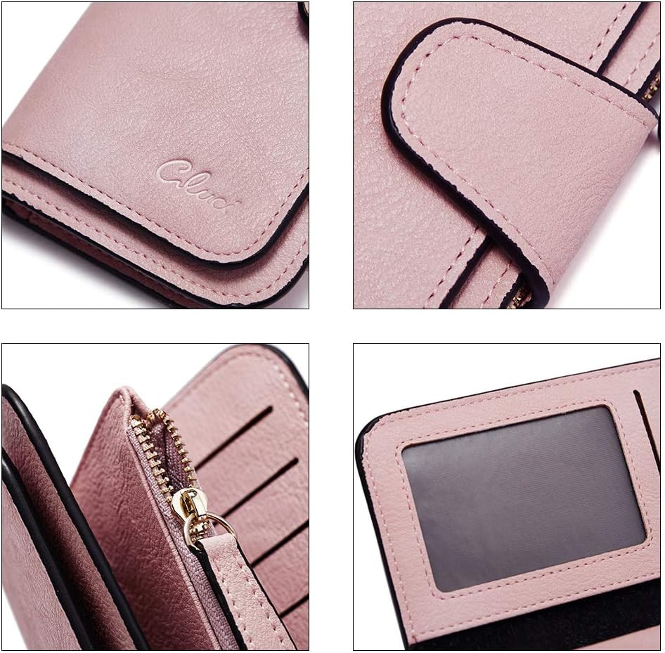 CLUCI RFID Wallet for Women Bifold Wallet with ID Window image 5