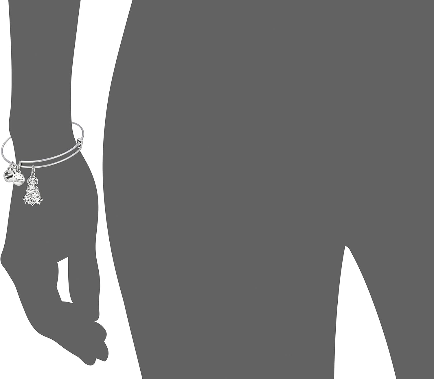 Alex and ANI Buddha II Bangle Bracelet - Image 3
