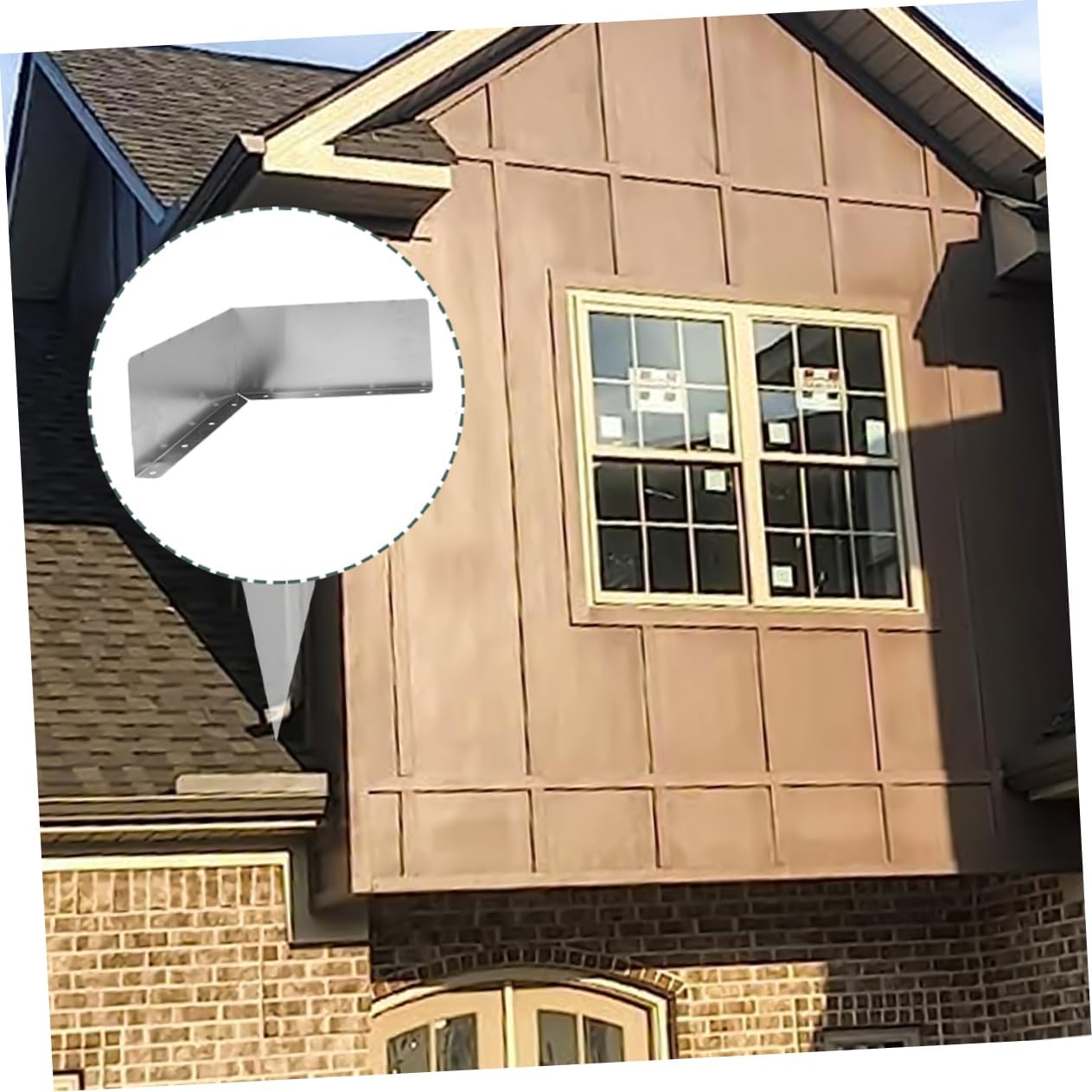 Roofing Gutter Guards Rain Gutter Splash Guards for Roof Diverter for Roof Corner Made