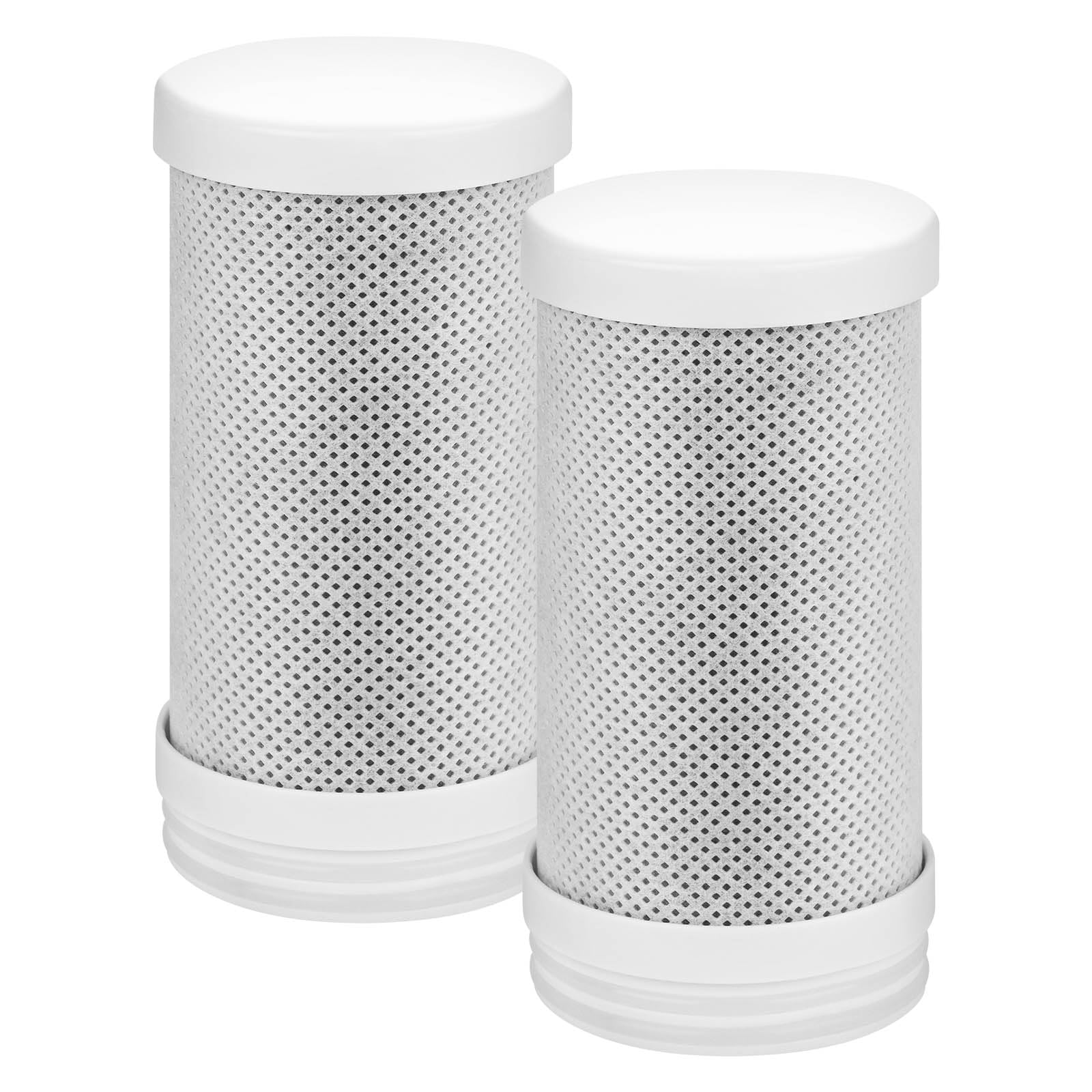 HOTUT Cartucce di Filtro Dell'acqua di Ricambio per Rubinetto, Set di 2 filtri da Cucina, Filtro per Acqua Potabile per La Casa, La Cucina, Il Carbone Attivo, Pesticidi, Metalli Pesanti