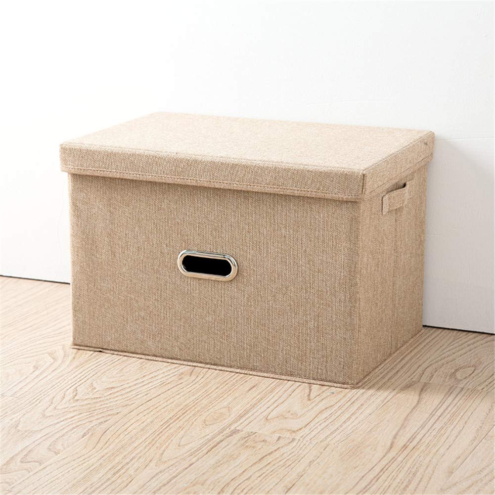 De Household Fabric Opslag En Sorteren Box Kan Worden Gevouwen Om Te Vóórkomen DAT Stof, Kleding, Speelgoed En Boeken. (Klein,Bruin De Household Fabric Opslag En Sorteren Box Kan Worden Gevouwen Om Te Vóórkomen DAT Stof, Kleding, Speelgoed En Boeken. (Klein,Bruin