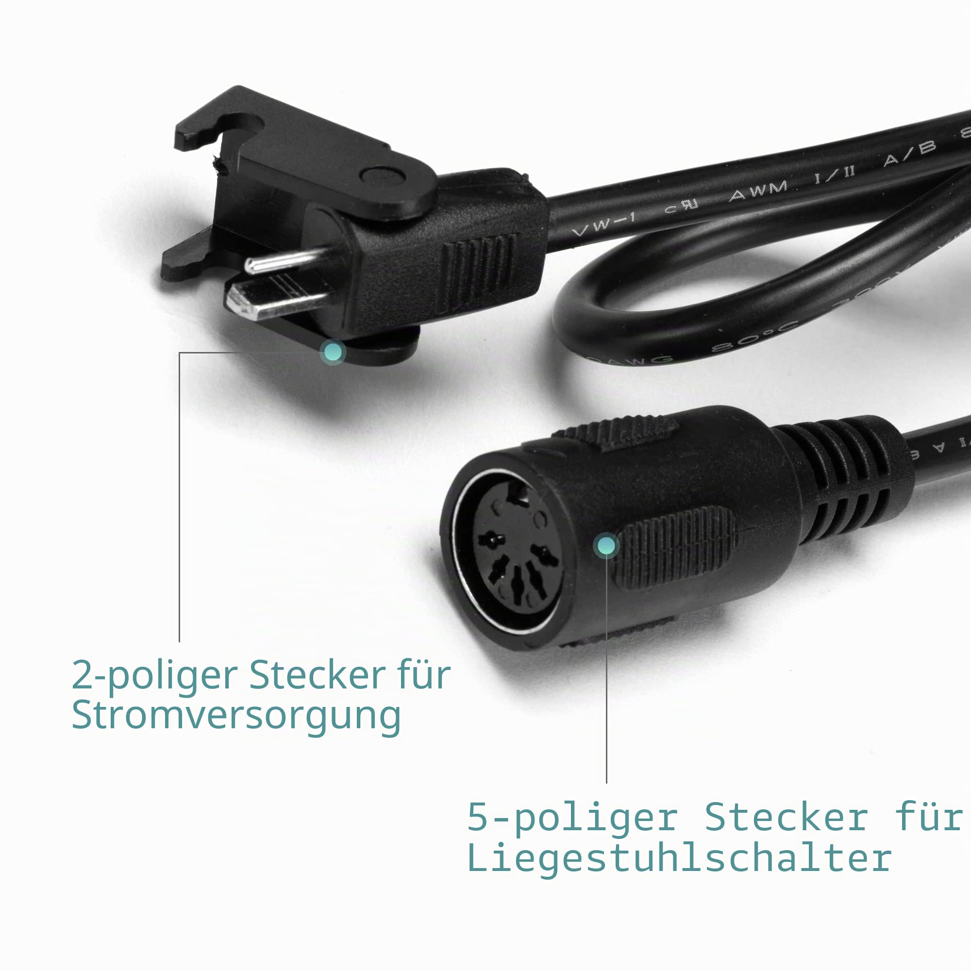 OKIN Motormodell JLDQ.10.435.250I für Liegestuhl-Bett-Stellantrieb, Power Lift Stuhl Motor Ersatzteil für JLDQ.19B.435.250D02/03/04, JLDQ.10.435.250, JLDQ.3.435.250, 1.28.00 0,110 cm 30