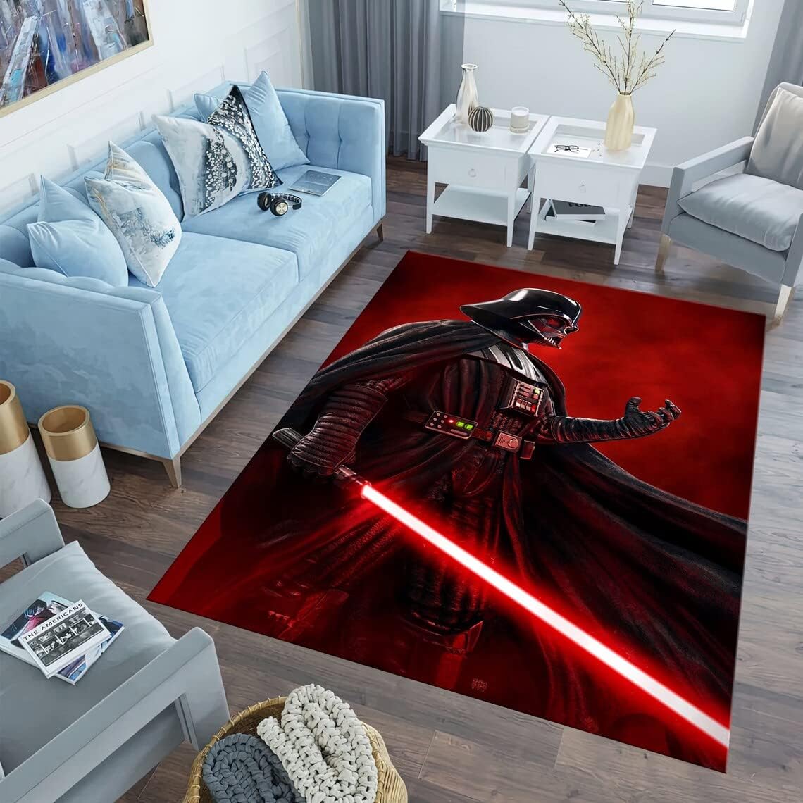 Starwars Rug, Starwars Patterned Rug, Boy Room Rug, Kids