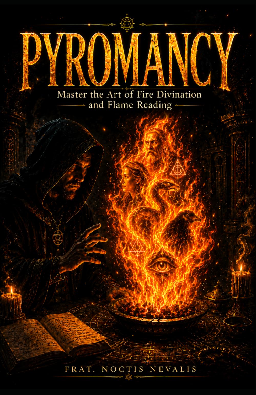 Pyromancy: Master the Art of Fire Divination and Flame Reading (The Black Grimoire Collection: Evocation • Necromancy • Ritual Magic)