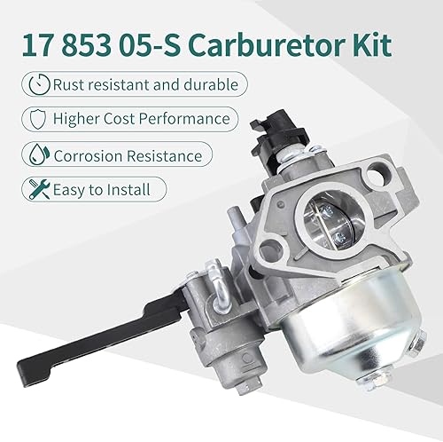 Miniatura 5 de Carburador compatible con Kohler CH395 1785305 1785305-S 9.5HP 277cc Motor 17 853 05-S