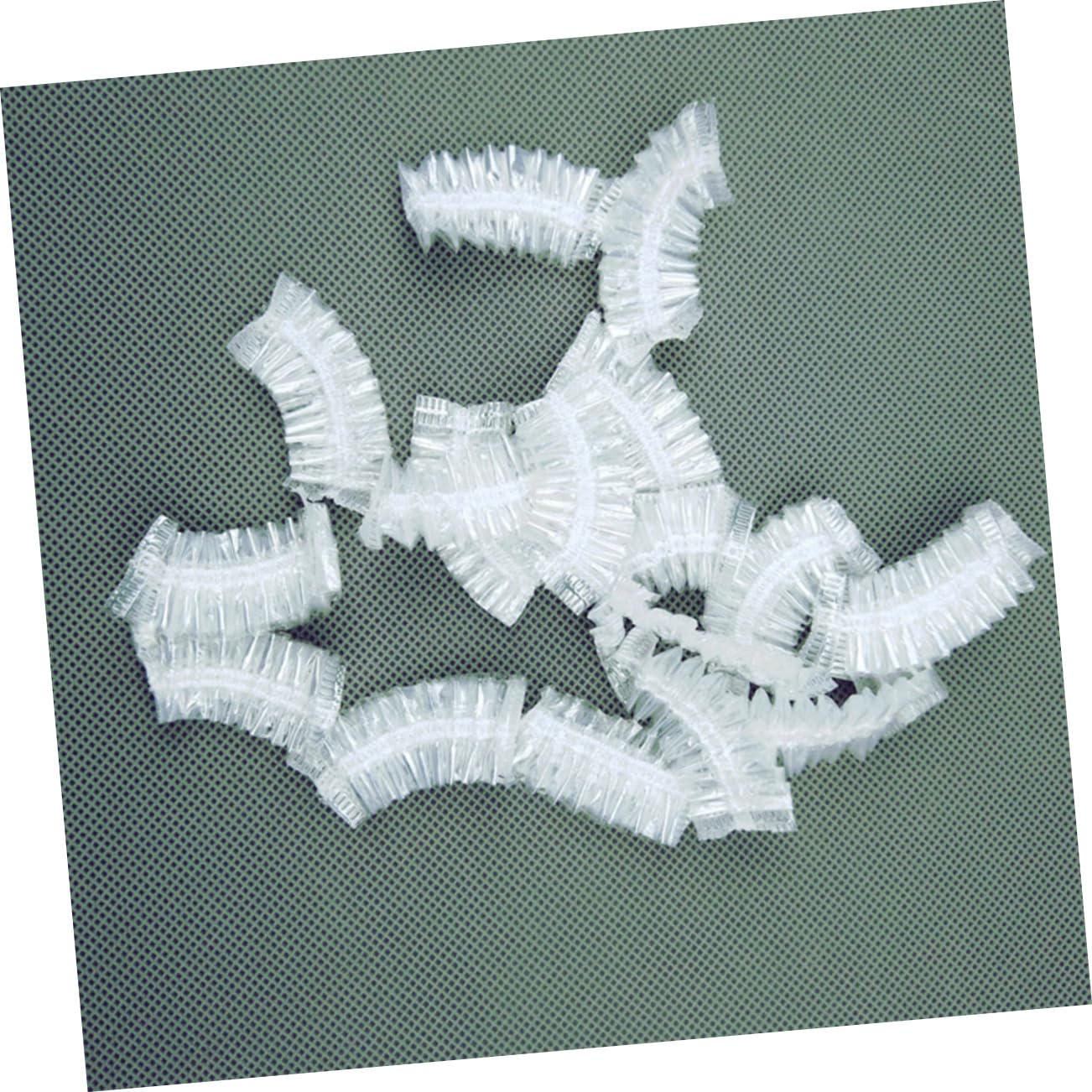 Generic 200pcs Plastic Waterproof Ear Covers Shower Ear Protectors Hairdressing Safety for Easy to Use Carry