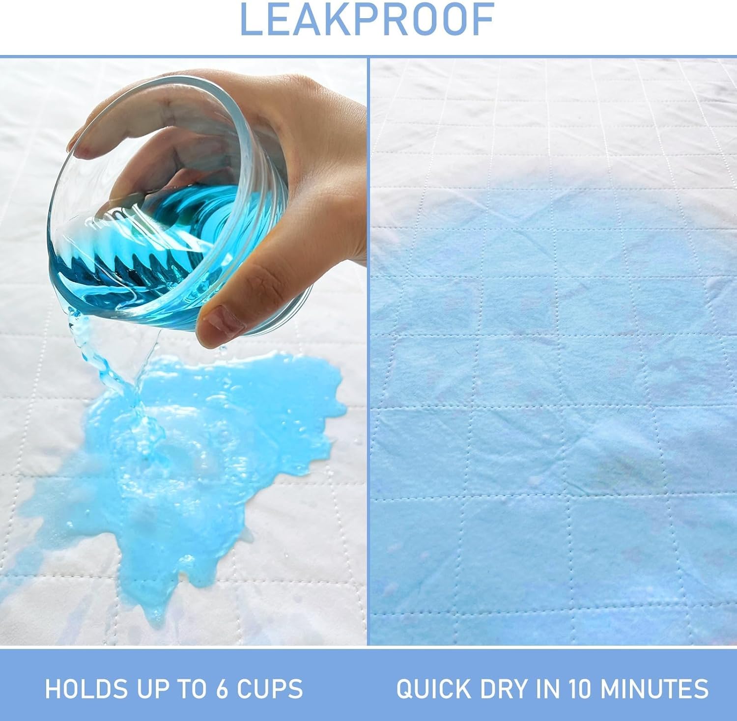 Queen Mattress Protector & 2 Pee Pads for Kids Potty Training