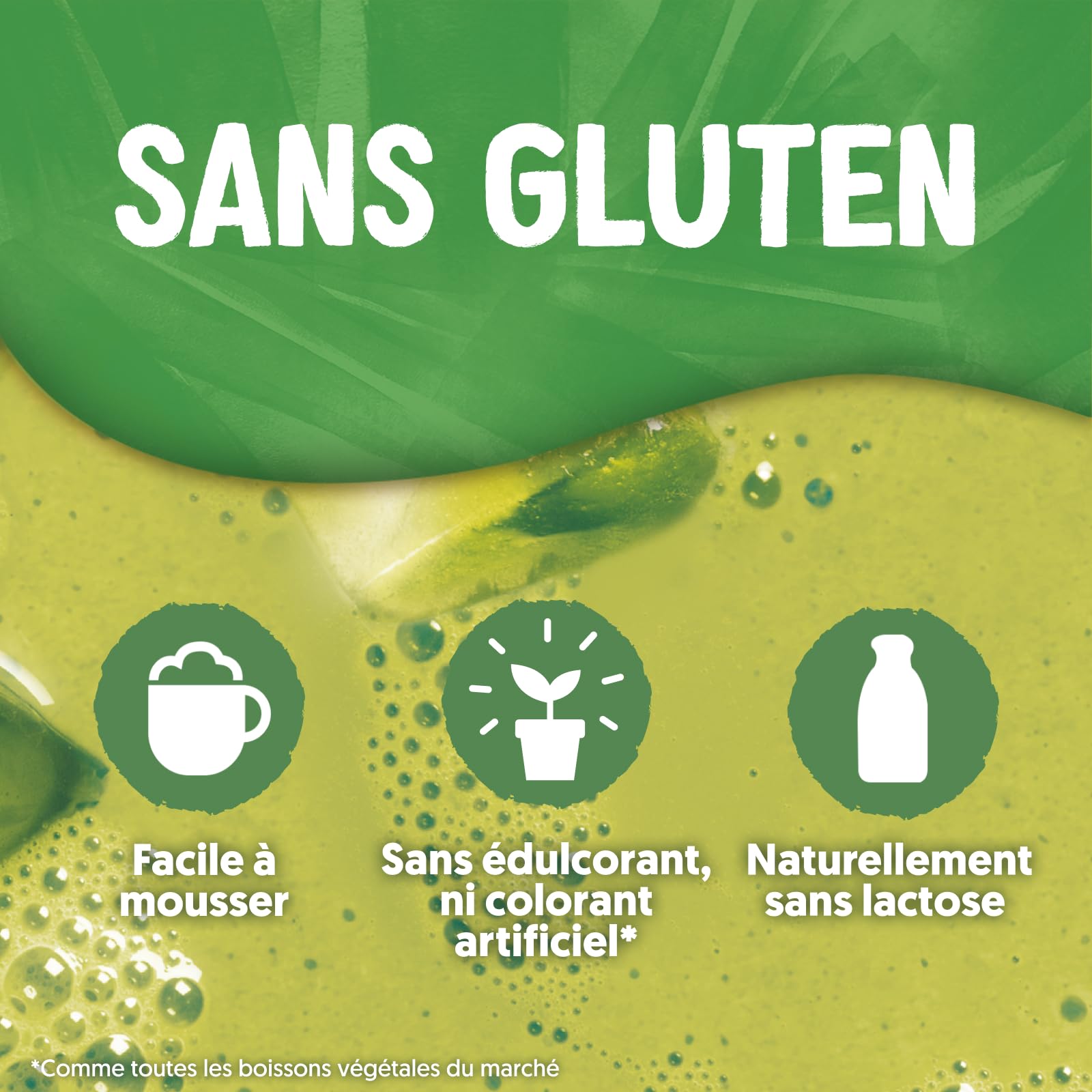 Alpro - Boisson Végétale - Matcha Coco - 1L - Lot de 8x1L