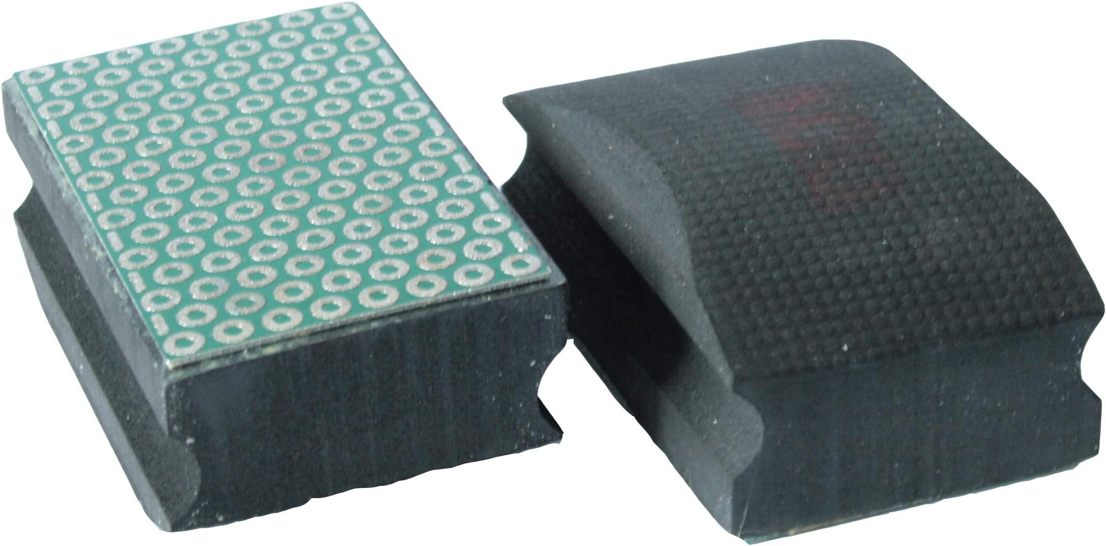 17654 Diamant-Handschleifpad, K100, 55 x 90 x 35mm, Schwarz Diamond Hand Sanding Pad 55 x 90 x 35 mm Black