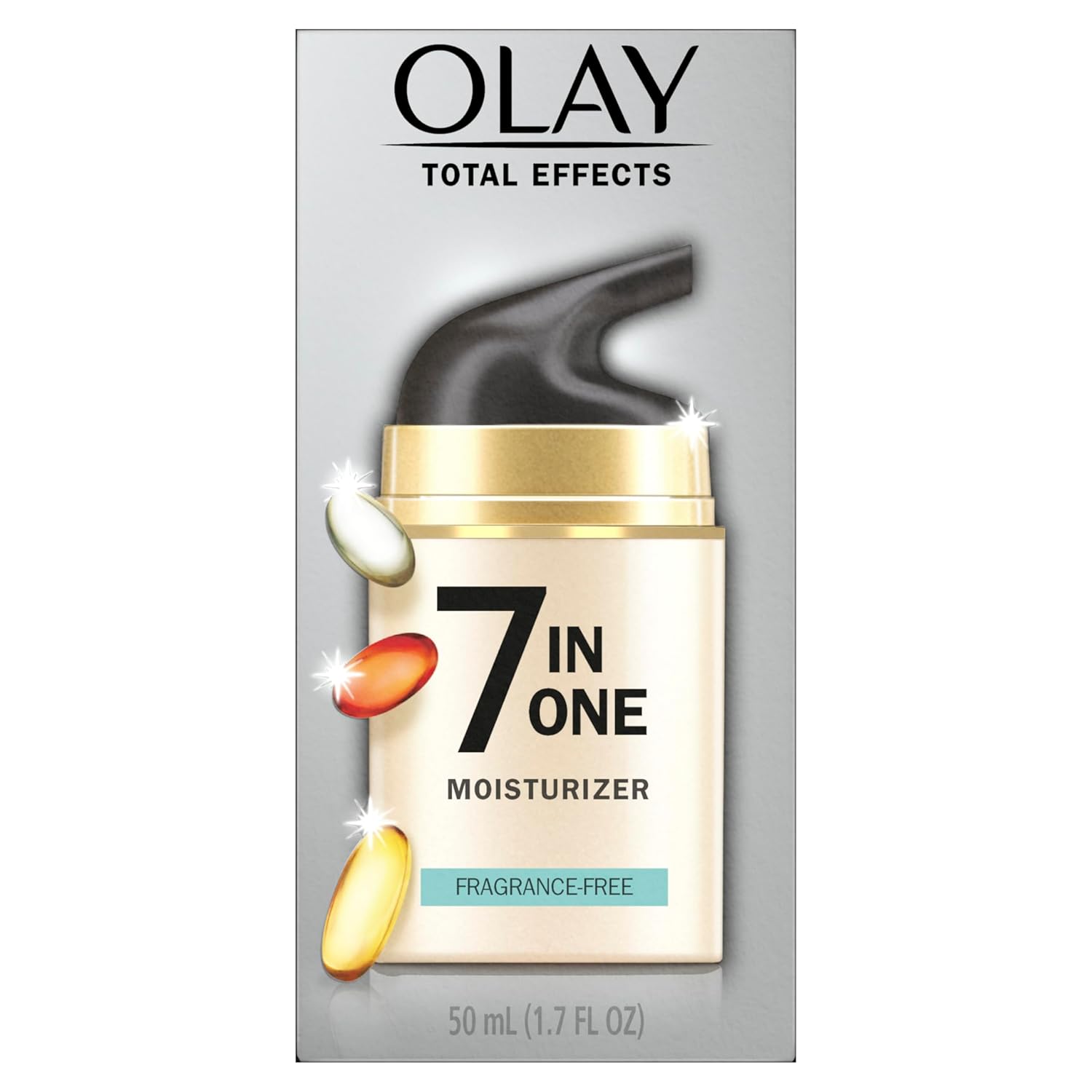 Face Moisturizer by Olay Total Effects Anti-Aging Face Moisturizer, Fragrance-Free 1.7 fl oz