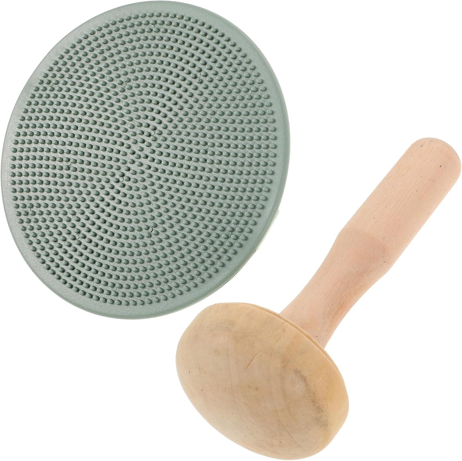jojofuny Printmaking Tools Set for Artists 6 Printmaking Ink Plates Plastic Mushroom Rollers for Crafting Engraving Art Supplies for Creative Projects