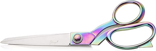 Miniatura 5 de eZthings Tijeras de costura clásicas ultra afiladas de 10 pulgadas, tijeras de tela a sastre resistentes en acero inoxidable con revestimiento de
