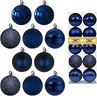 Vista 32 de Esferas de Navidad plateadas grandes de 4 pulgadas, inastillables, adornos colgantes para árbol de Navidad, cumpleaños, Halloween, fiestas