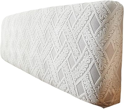 Bed Headboard Cover, Headboard Cover for Twin Full Queen King Size Bed-Light Grey-47 Inch