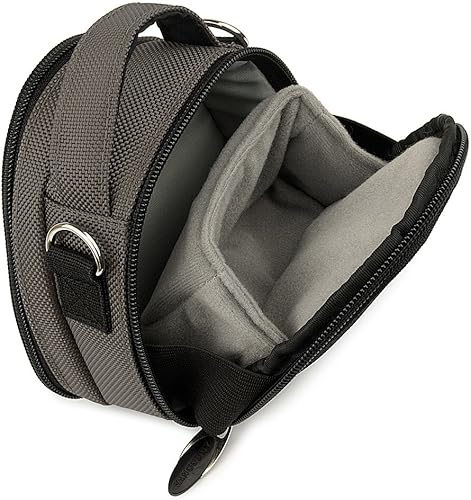 Miniatura 3 de Mango de breve ligero acolchado bolsa de la cámara Funda de transporte para Canon PowerShot G7G9ELPH 360180190160170300D30A1400 Green, Grey, Pink