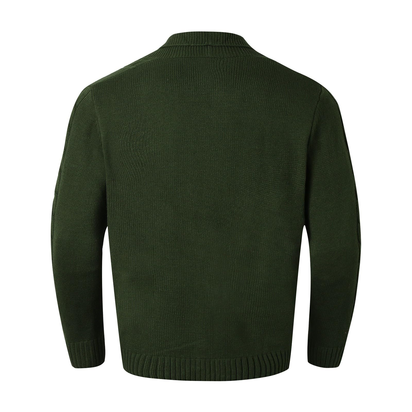 Genérico Cardigan Hombre Lana, Jersey Hombre Invierno con Cuello En V Manga Larga Suéter De Punto con Botones Elegante Ajustado Cárdigan Ligero con Bolsillos Suéter Otoño Invierno