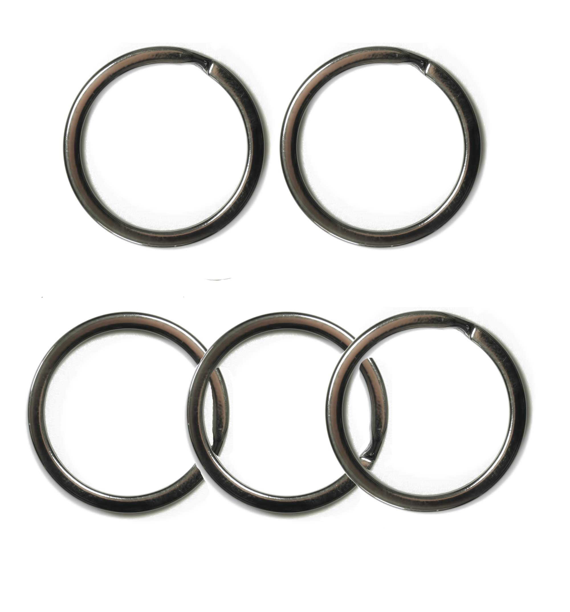 Carabiner Keyring 10 Pcs Swivel Lobster Clasp Clips Snap Hooks Keychain Bag DIY Craft Key-in Jewelry Findings Keyring Making Kit - Foto 2