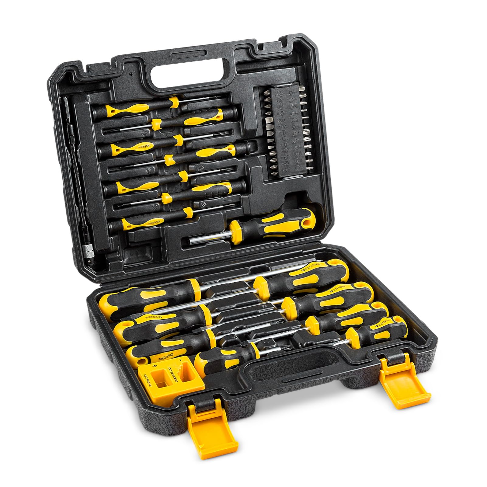 Youyijia 43-Piece Magnetic Screwdriver Set Professional Grade Chrome Vanadium Steel with Ergonomic Grip Magnetizer & Durable Storage Case for DIY Electronics Auto Repair