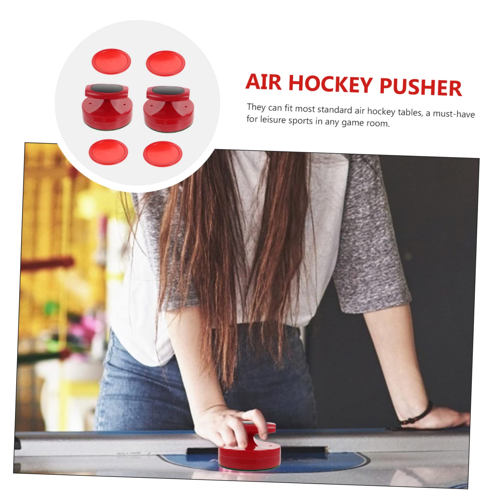 ibasenice Accessori Per Macchine Hockey Su Racchette Dischi Hockey Ricambio Per Hockey Per Disco Air Hockey