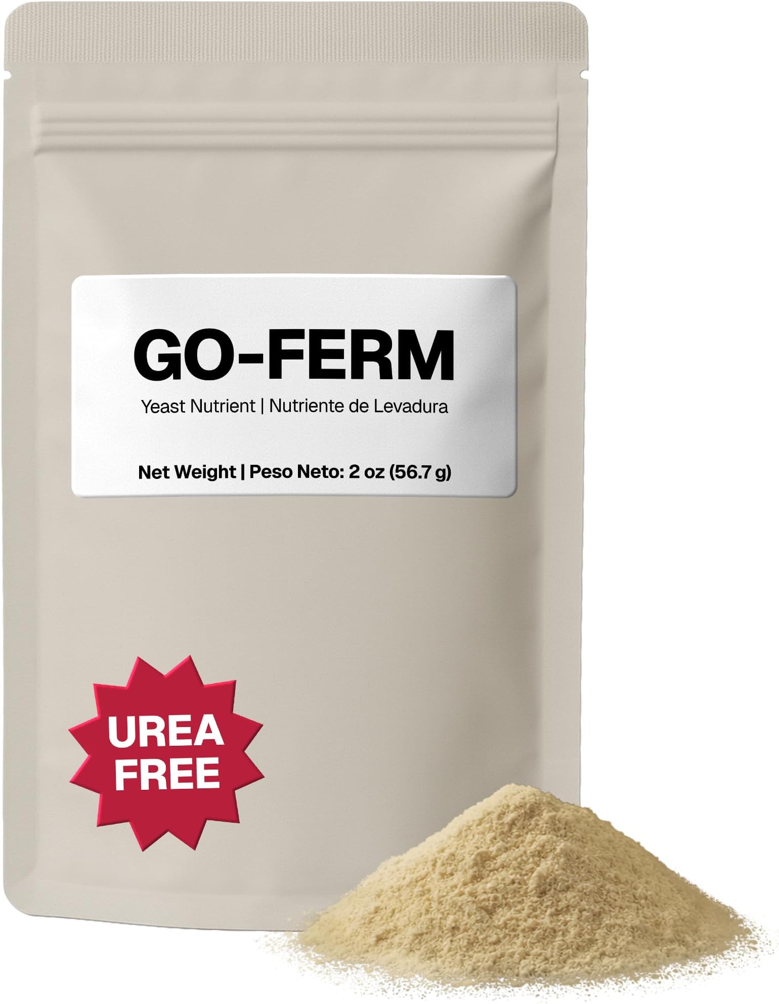 Go-Ferm Yeast Rehydration Nutrient - 2 oz (56.7 g) - Make Wine Cider Mead Kombucha At Home - Sold by CAPYBARA Distributors Inc.