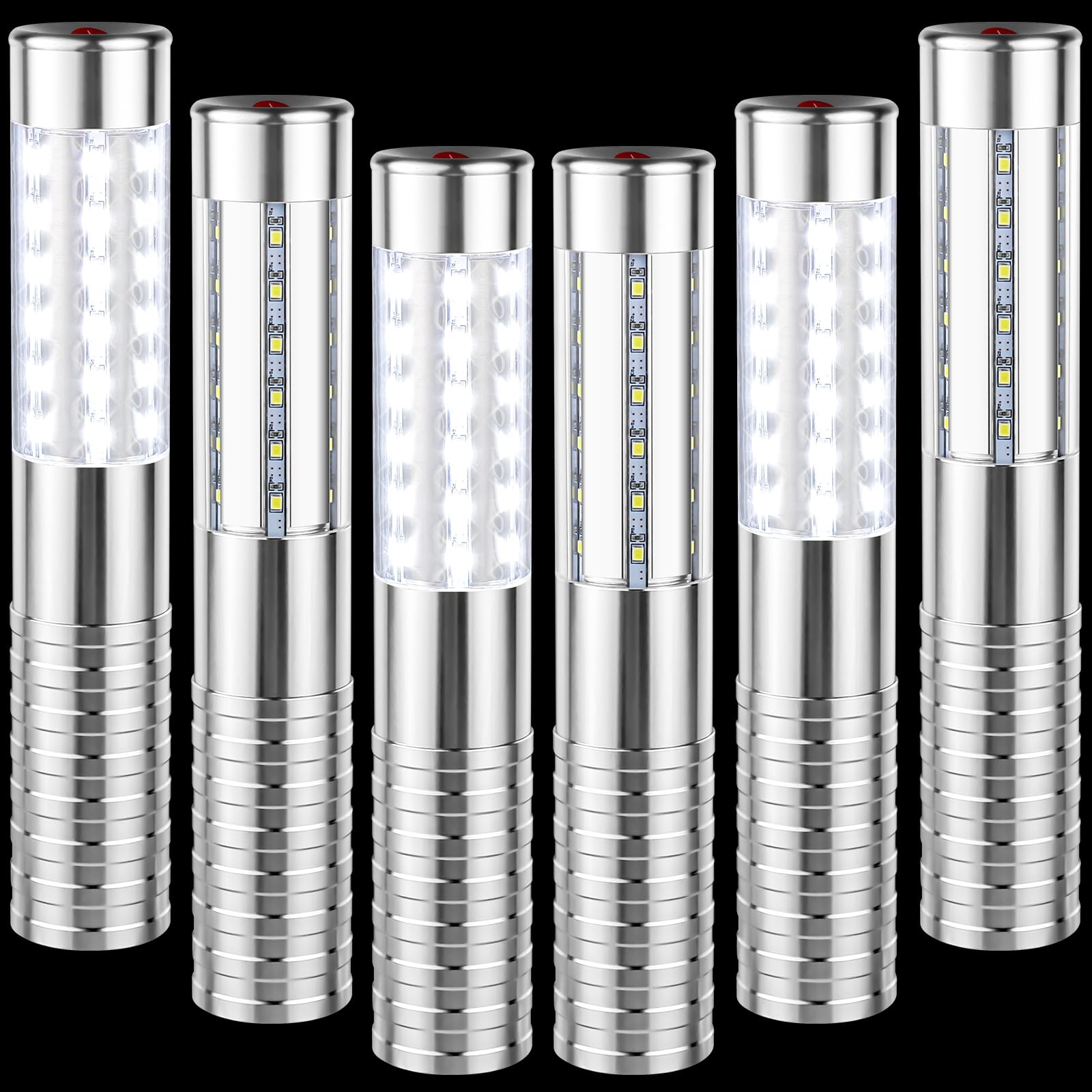 LED Strobe Baton Light Led Bottle Service Lights Bright Rechargeable Champagne Bottle Handheld Light Topper for Bar Nightclub Wedding Party Concert (6)