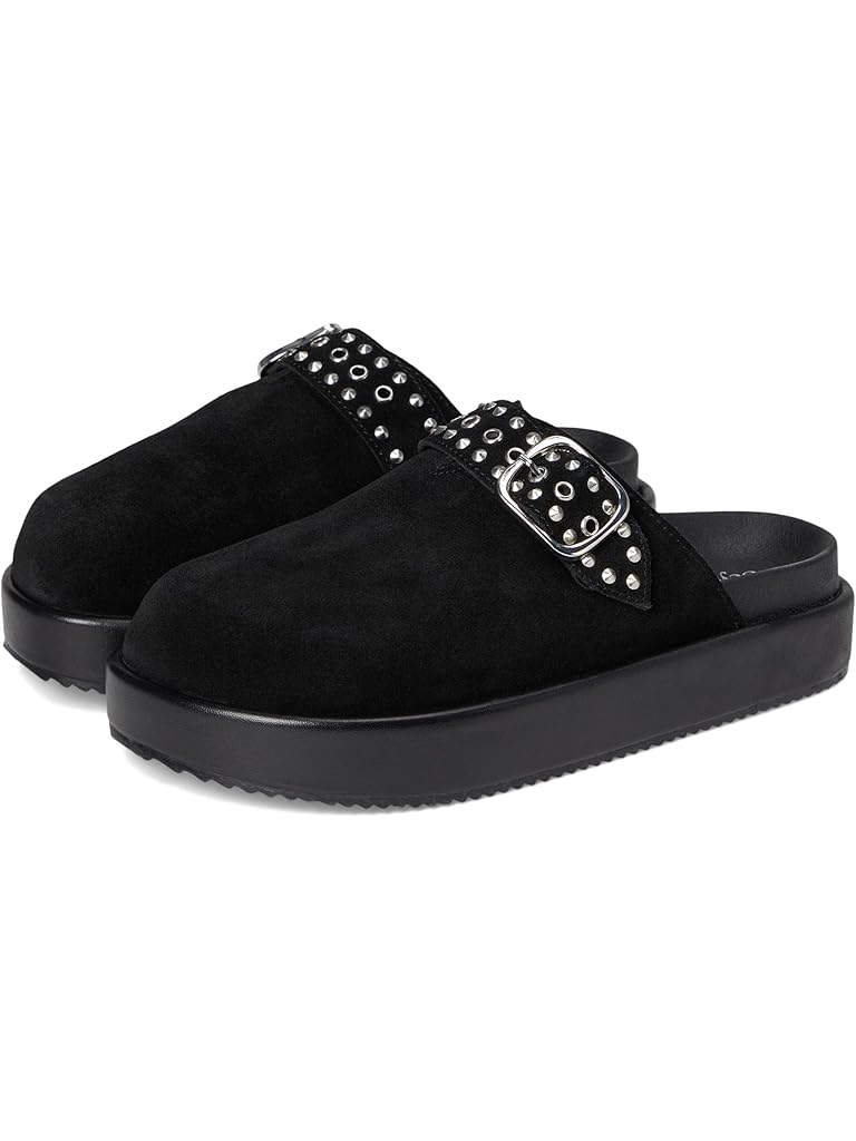 Black Seychelles Acclaim Suede Mule