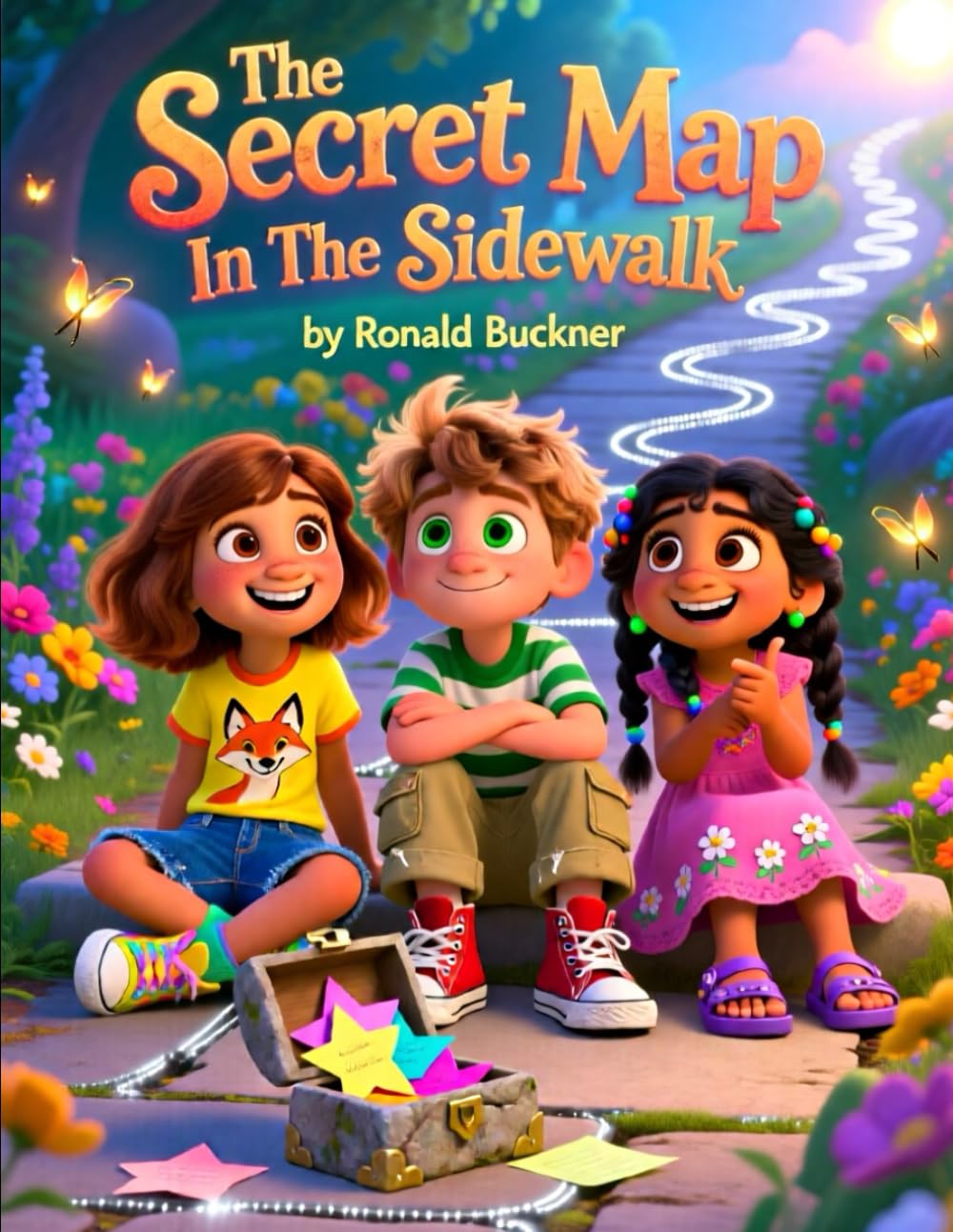 The Secret Map in the Sidewalk: An Advanture Story For Children