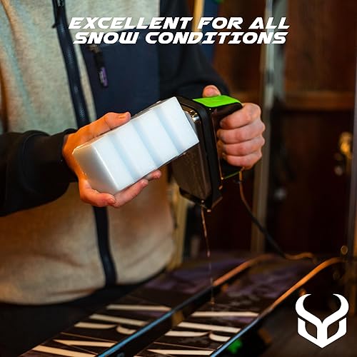 Miniatura 3 de Demon Cera Hyper Ski y Snowboard - Mezcla universal para cualquier estación y condiciones de nieve - Bloque de 1.06 libras / 480 gm - Fabricado en