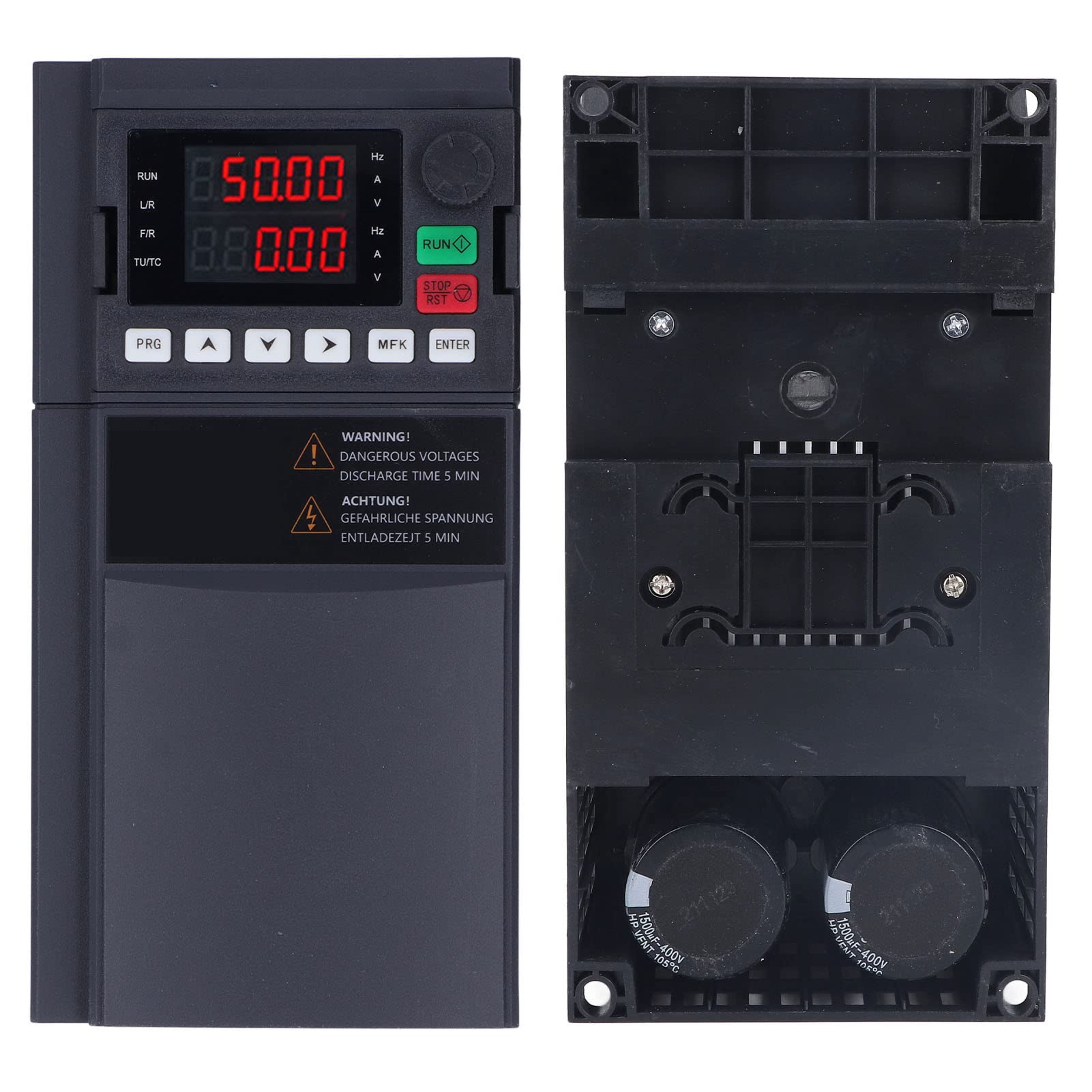 Inverter Frequenza VFD 7.5KW 380V Vettoriale Trifase per Controllo Velocità Motori Industriali Pompe