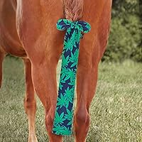 Vista 10 de Harrison Howard Protector de cola elástico, protección transpirable de cola de caballo, diseño deslizante, correas de cierre de 2 hebras, 22 marino