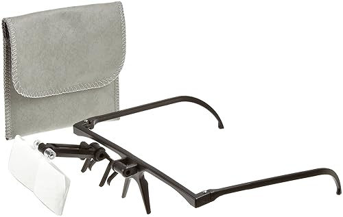 Donegan CO-4 - Lupa binocular con clip, aumento 2X, longitud focal de 10 pulgadas