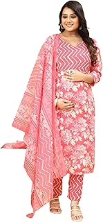 SKY FAB Women Viscose Rayon A-line Maternity and Nursing Kurta Set with Dupatta with Zipper-picture-43
