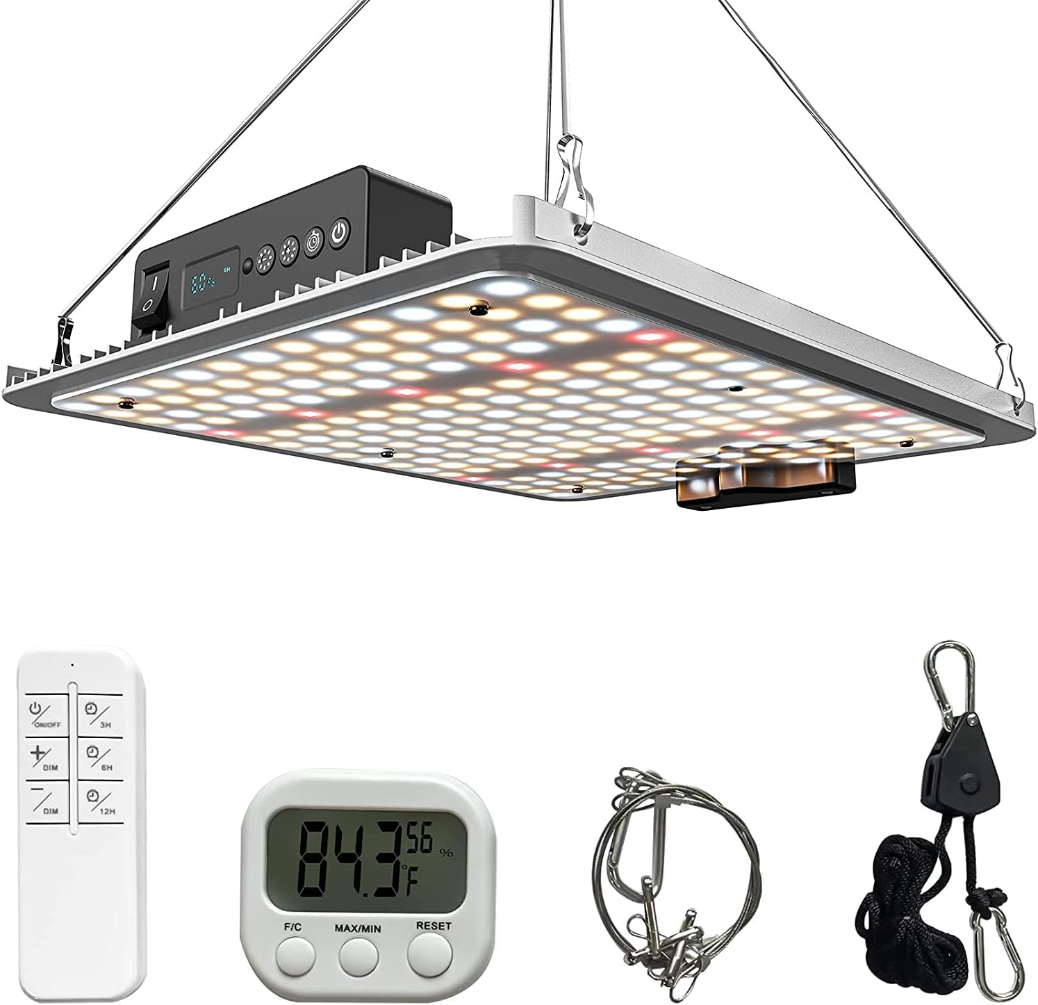 Led Grow Lights, 1000W Full Spectrum Grow Light 3x3ft