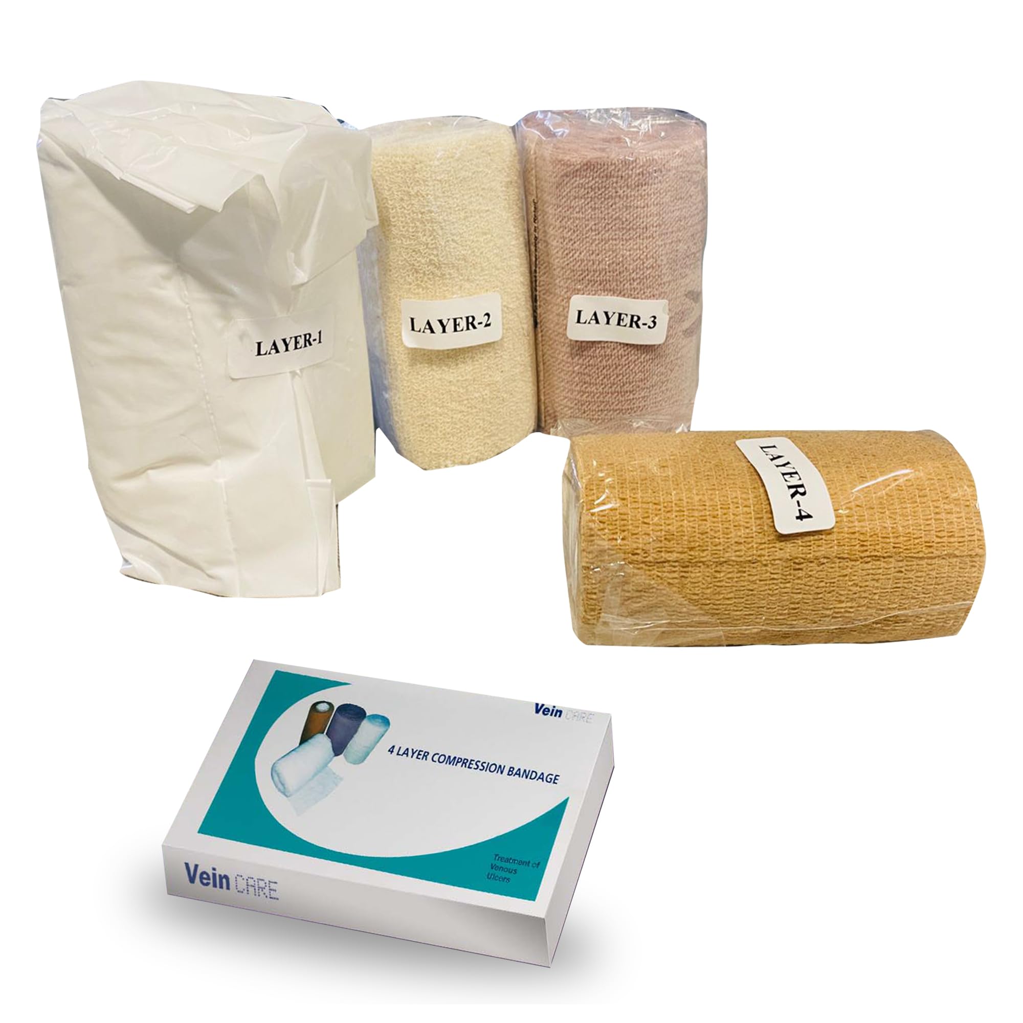Vein Care 4 Layer Compression Bandage (B0D29JW44L) Amazon Price History, Amazon Price Tracker