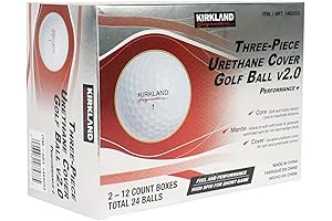 Kirkland Golf Three-Piece Urethane Cover Golf Balls
