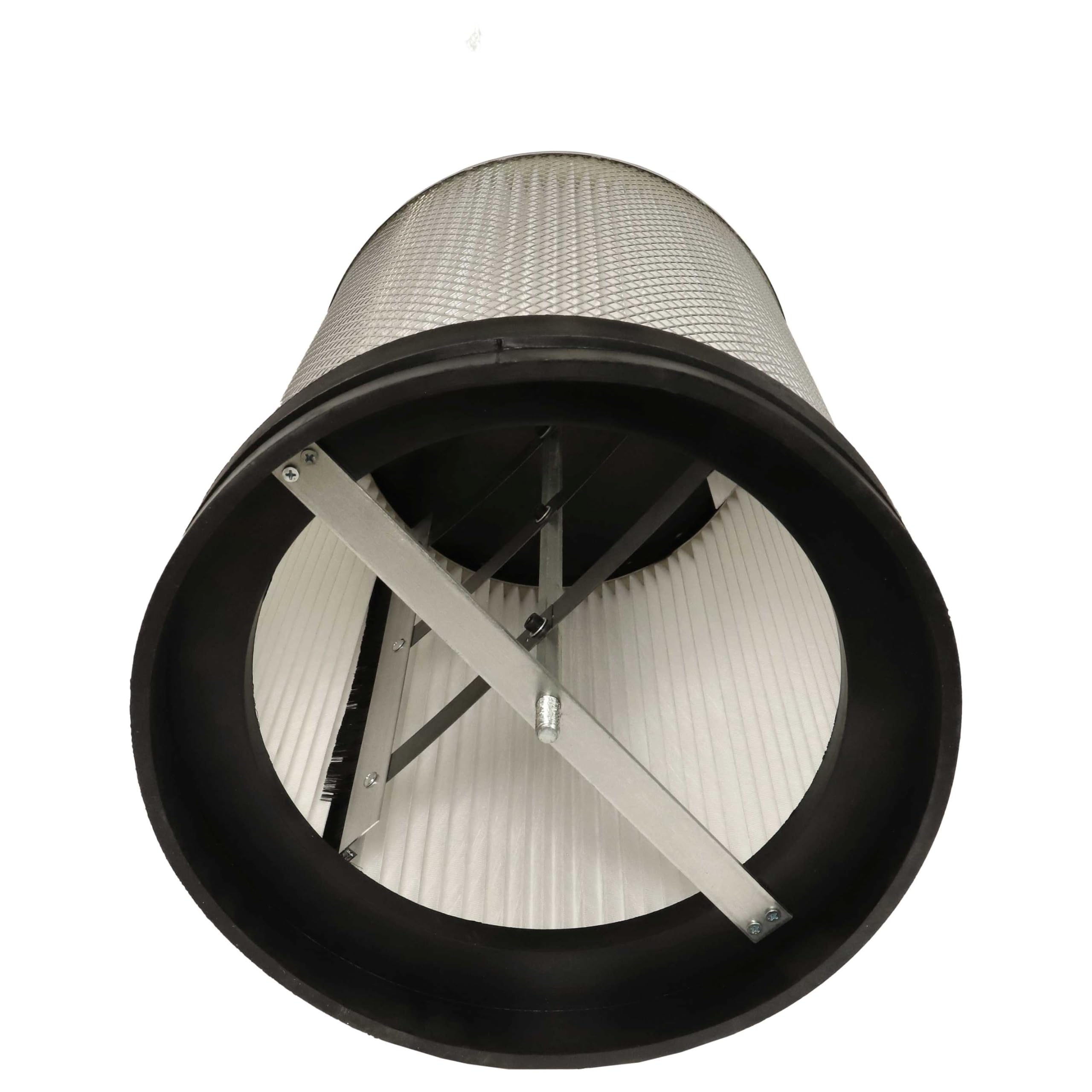 vhbw Filtro de polvo fino reemplaza BAMATO CF2 para sistema de extracción - Cartucho de filtro de polvo fino con cepillo de limpieza