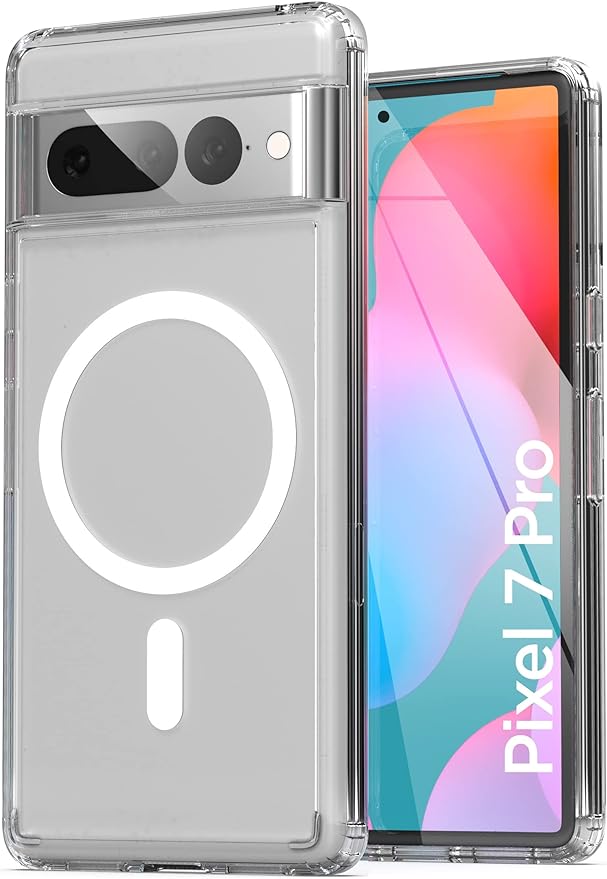 Encased Clear Back Designed for Google Pixel 7 Pro Case, Phone
