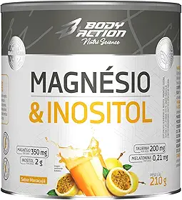 Magnésio e Inositol 210g Sabor Maracujá Bodyaction